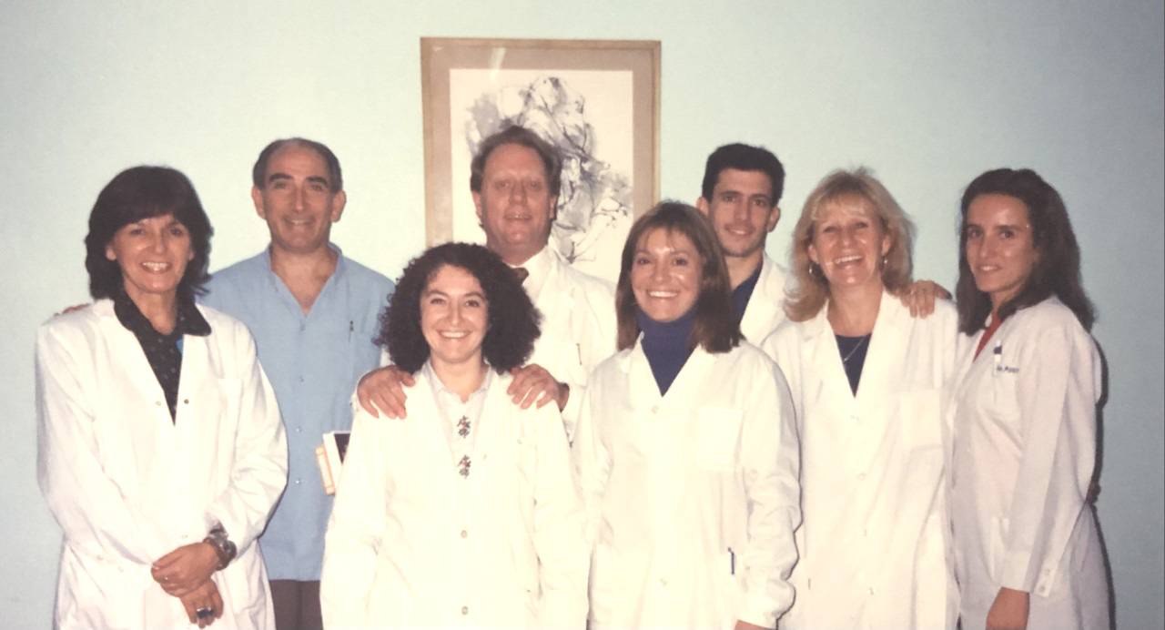 Foto histórica del Servicio de Reumatología del H.I.G.A. Gral. San Martín de La Plata