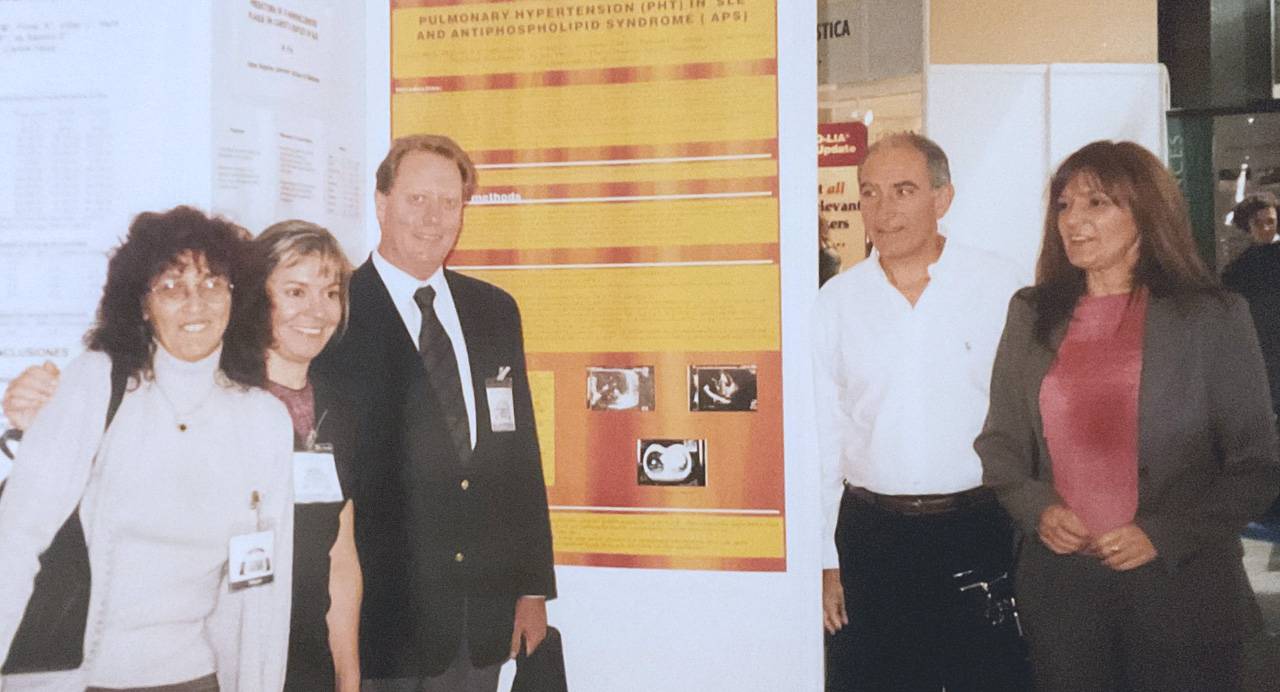 Foto histórica del Congreso de Lupus llevado a cabo en Barcelona